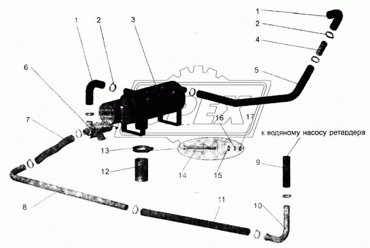 105-1015086-60 Шланг МАЗ